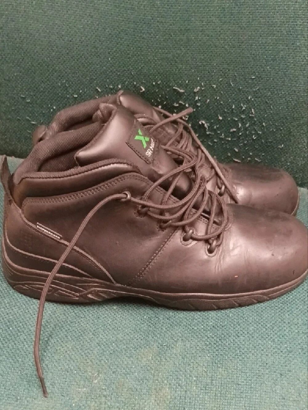 Men’s Steel Toe Black Safety Lace-Up Boots
